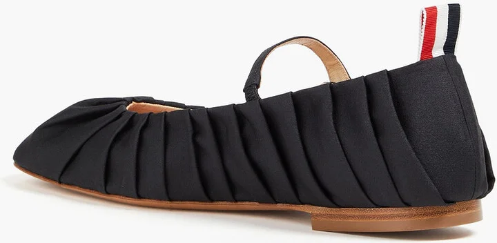 Thom John ruched satin ballet flats - Image 3