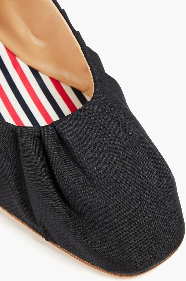 Thom John ruched satin ballet flats - Image 4