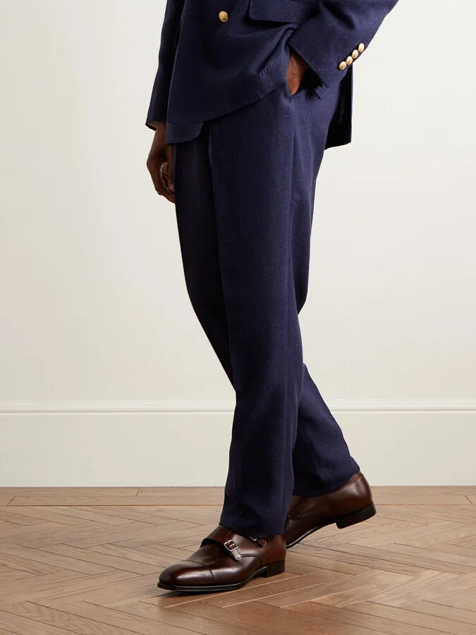 Thomas Cap-Toe Leather Monk-Strap Shoes - Image 2