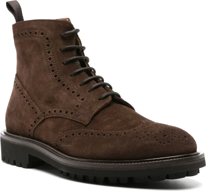 Thomas lace-up suede boots - Image 2