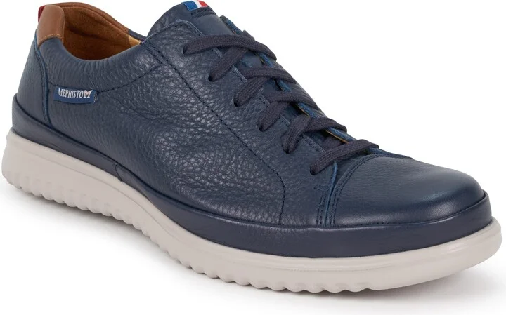 Navy Leather