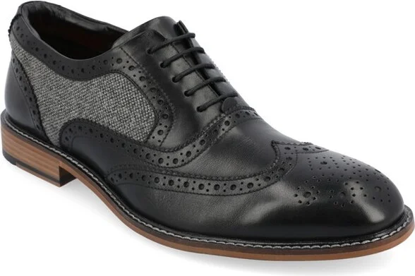 Thomas & Vine Alister Wingtip Dress Shoe, Black