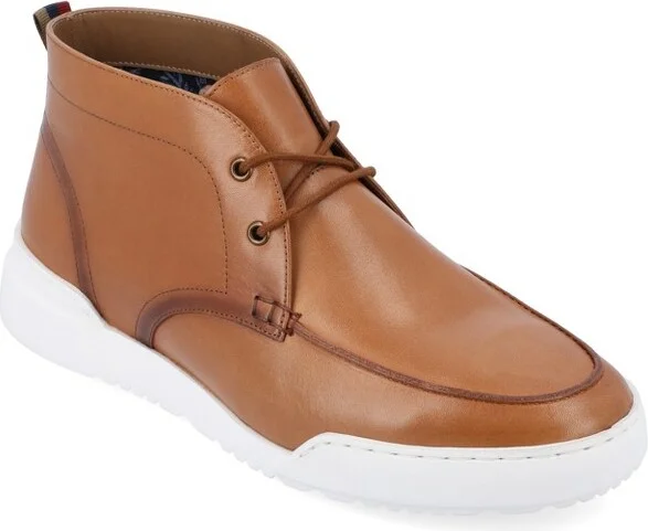 Thomas & Vine Banks Moc Toe Chukka Boot Cognac