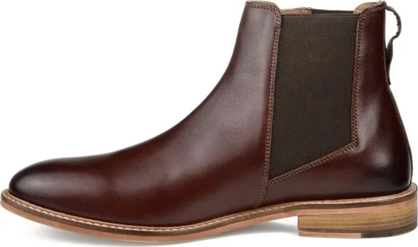 Thomas & Vine Corbin Plain Toe Chelsea Boot Brown - Image 2