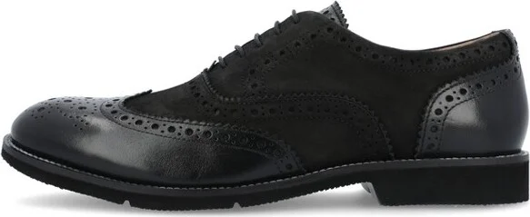 Thomas & Vine Covington Brogue Oxford Black - Image 2