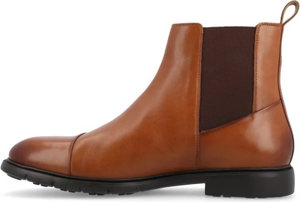 Thomas & Vine Hanford Plain Toe Chelsea Boot, Bordeaux - Image 4