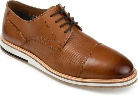 Thomas & Vine Hartley Cap Toe Derby Cognac
