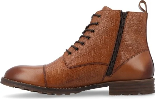 Thomas & Vine Kairo Cap Toe Ankle Boot, Cognac - Image 2