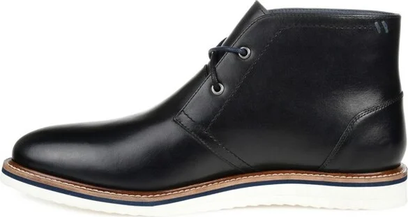Thomas & Vine Keegan Plain Toe Chukka Boot Black - Image 2