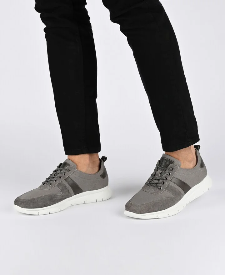 Thomas & Vine Men's Adler Mixed Media Sneakers - Image 6