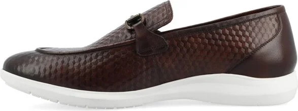 Thomas & Vine Mens Burns Slip-on Bit Loafer, Brown - Image 2