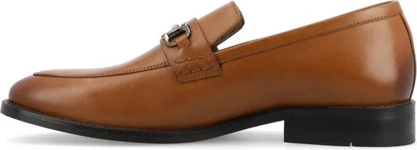 Thomas & Vine Mens Cillian Slip-on Bit Loafer, Cognac - Image 2