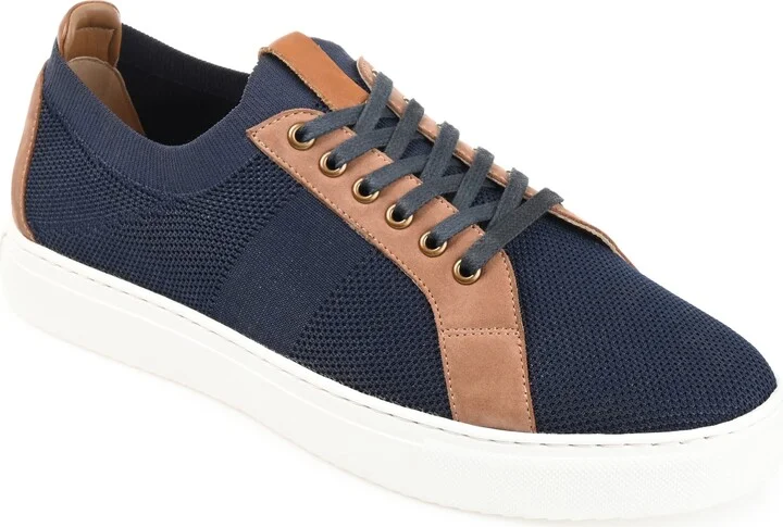 Thomas & Vine Mens Gordon Tru Comfort Foam Knit Lace-up Round Toe Sneaker