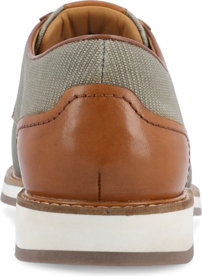 Thomas & Vine Men's Taggert Plain Toe Derby Casual Shoes - Image 3