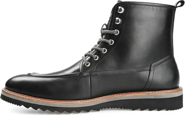 Thomas & Vine Mitchell Moc Toe Ankle Boot Black - Image 2