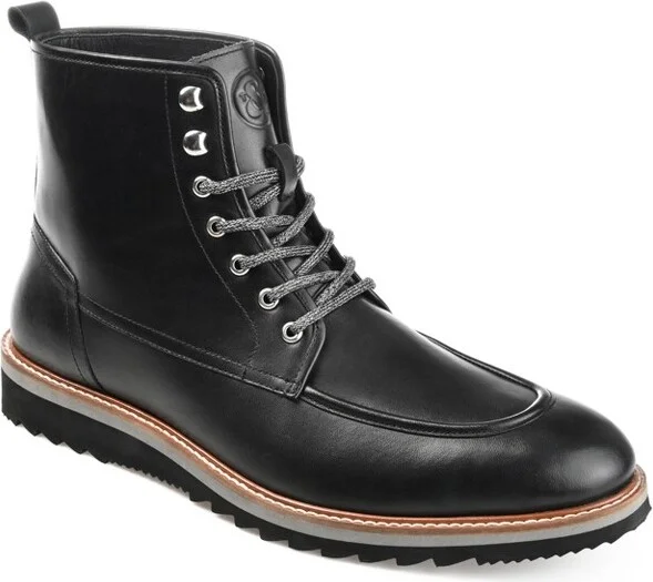 Thomas & Vine Mitchell Moc Toe Ankle Boot Black