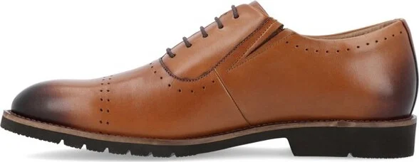 Thomas & Vine Morey Perforated Oxford Black - Image 5