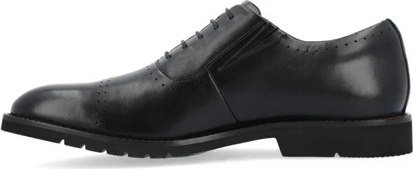 Thomas & Vine Morey Perforated Oxford Black - Image 6