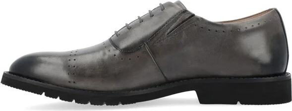 Thomas & Vine Morey Perforated Oxford Black - Image 7