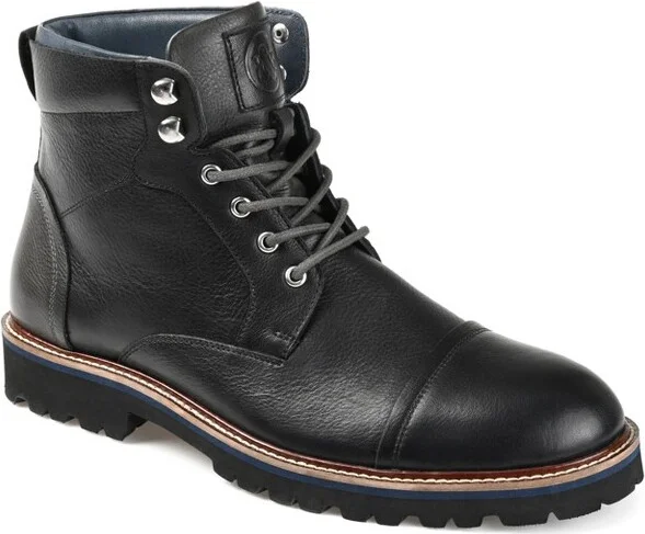 Thomas & Vine Reddick Cap Toe Ankle Boot Black