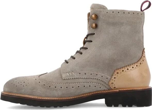 Thomas & Vine Welch Wingtip Ankle Boot Charcoal - Image 7