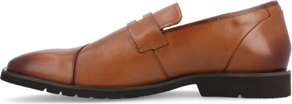 Thomas & Vine Zenith Chisel Toe Penny Loafer Charcoal - Image 11