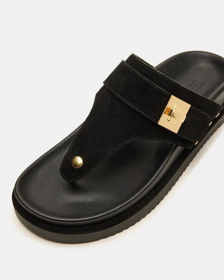 Thona Black Suede - Image 4
