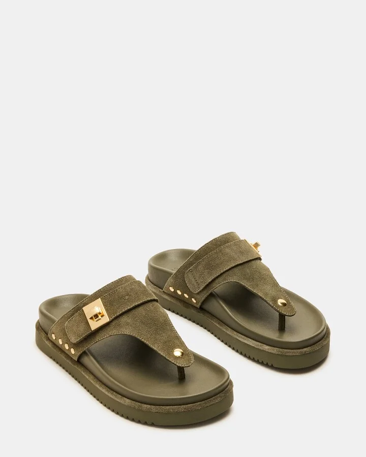 Thona Olive Suede - Image 2