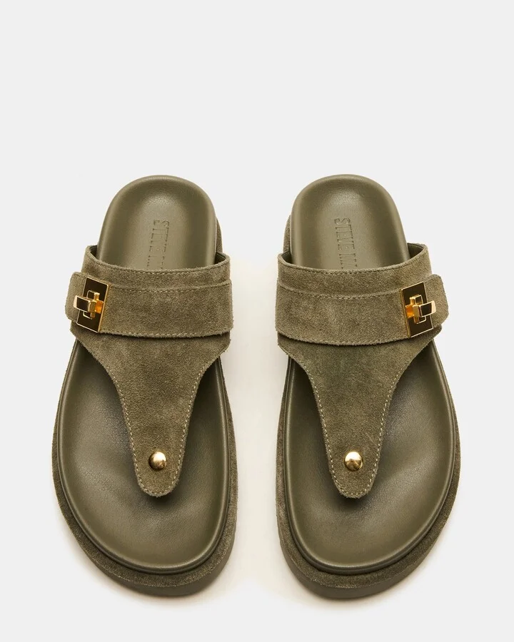 Thona Olive Suede - Image 4