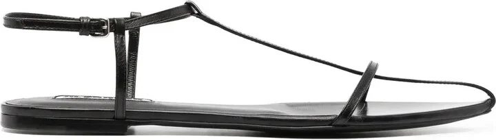 Thong ankle-strap sandals