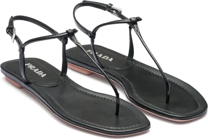 Thong-Strap Flat Sandals - Image 2