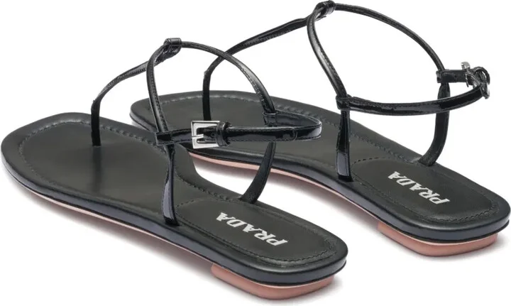 Thong-Strap Flat Sandals - Image 3