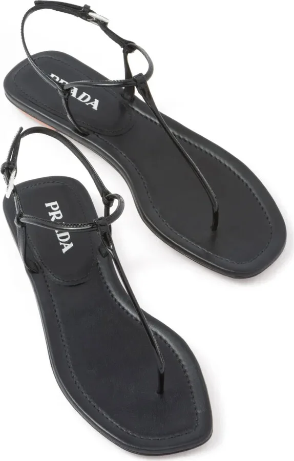 Thong-Strap Flat Sandals - Image 4