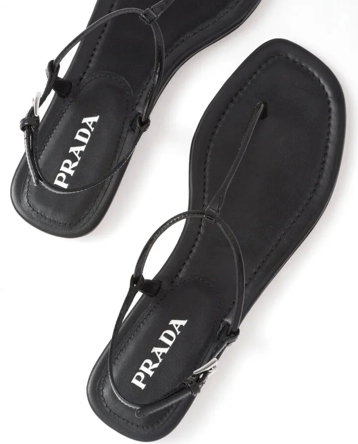 Thong-Strap Flat Sandals - Image 5