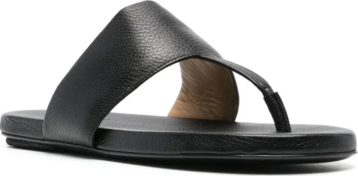 Thong-Strap Leather Sandals - Image 2