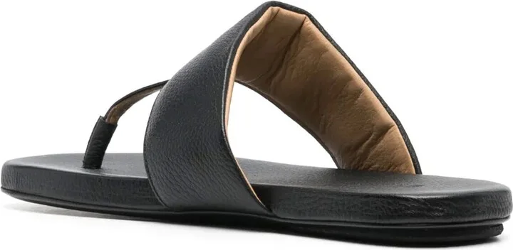 Thong-Strap Leather Sandals - Image 3
