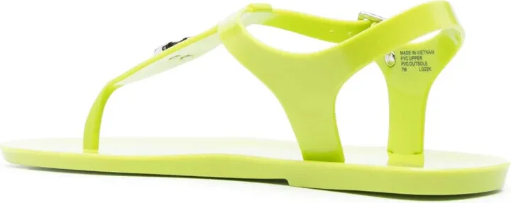 Thong-Strap Logo Plaque Sandals - Image 3