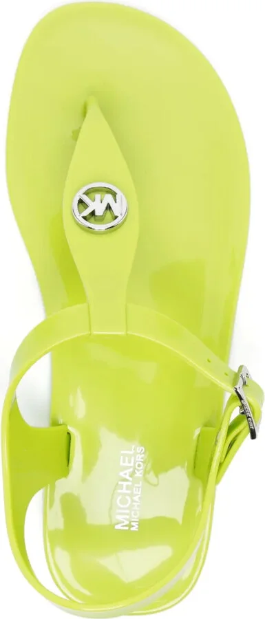 Thong-Strap Logo Plaque Sandals - Image 4