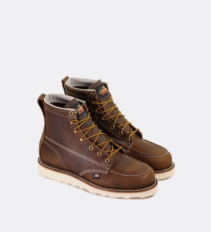 Thorogood American Heritage 6" Moc Toe Work Boots for Men - Image 4