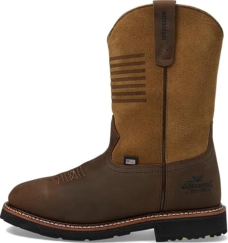 Thorogood American Heritage Independence Square Toe Waterproof Soft Toe Men's Boots Crazy Horse : 9 D - Medium - Image 5