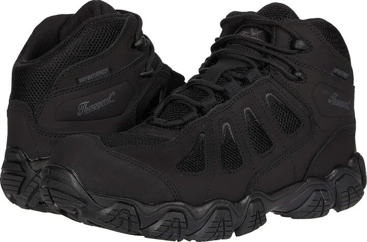 Thorogood Crosstrex Mid Waterproof Comp Toe Men's Boots Black : 11.5 D - Medium, Textile/Leather