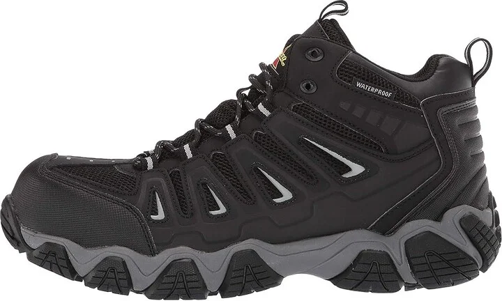 Thorogood Crosstrex Mid Waterproof Comp Toe Men's Boots Black/Grey : 5 D - Medium, Textile/Leather - Image 7