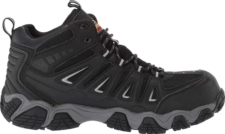 Thorogood Crosstrex Mid Waterproof Comp Toe Men's Boots Black/Grey : 5 D - Medium, Textile/Leather - Image 8