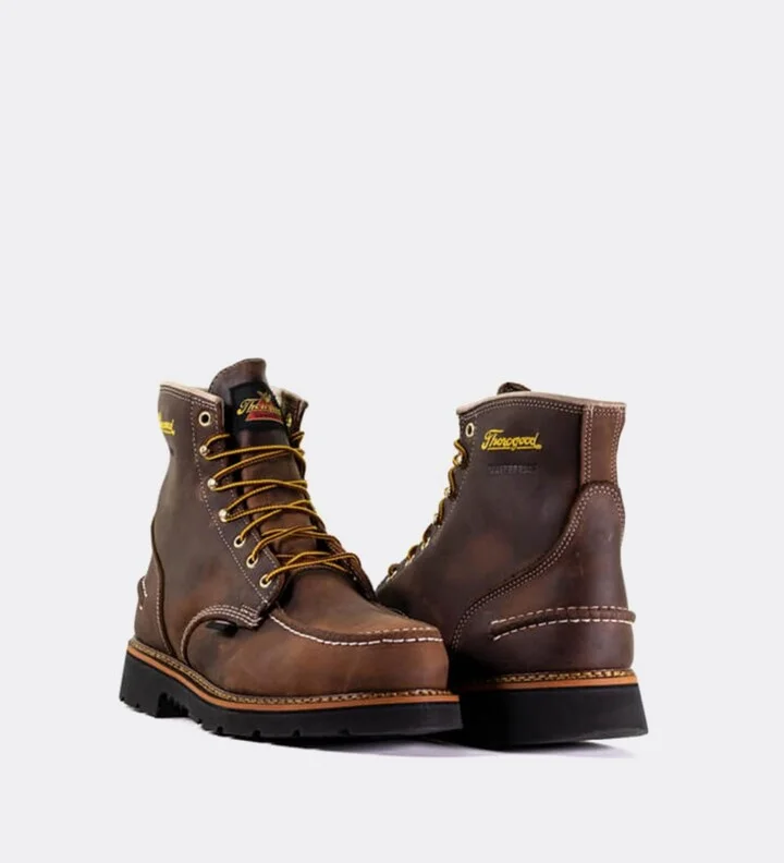 Thorogood Men's 1957 Series Waterproof 6" Safety Moc Toe Work Boots for Men - Image 3