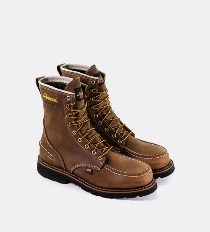 Thorogood Men's 1957 Series Waterproof Safety Toe 8" Moc Toe Work Boots for Men - Image 4