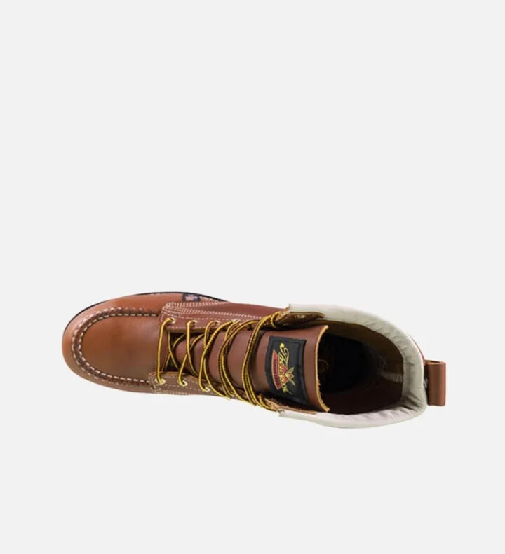 Thorogood Men's American Heritage 6" Tobacco Safety Toe Work Boots for Men - Image 3