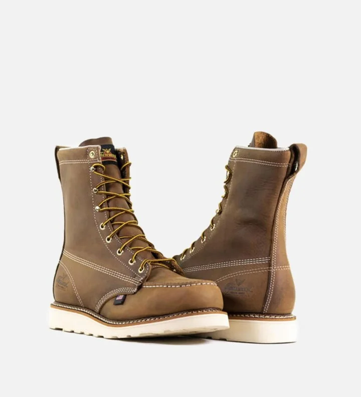 Thorogood Men's American Heritage 8" Toe Safety Work Boots for Men - Image 2