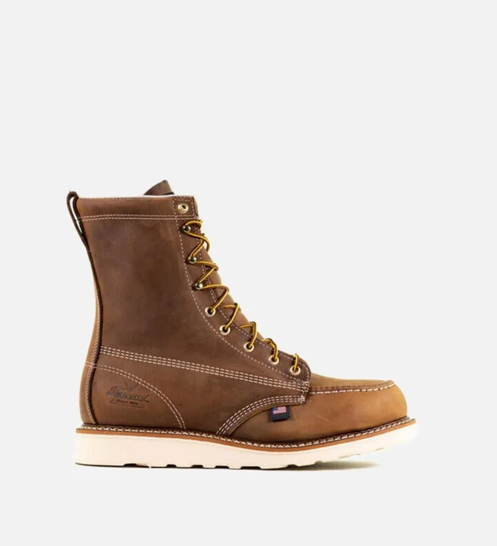 Thorogood Men's American Heritage 8" Toe Safety Work Boots for Men