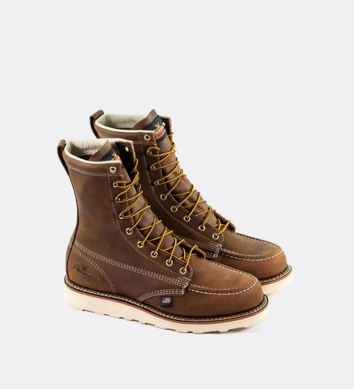 Thorogood Men's1957 Series Waterproof Safety Toe 8" Moc Toe Work Boots for Men - Image 3
