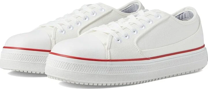 Thorogood Warehouse Won Safety Low Shoes White : Men's 9.5 - Women's 11.5 D - Medium, Synthetic